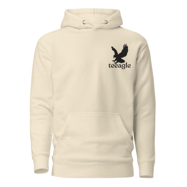 Embroidery black Eagle hoodies for women and men gifts Unisex Hoodie - Image 11