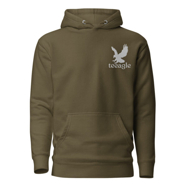 Embroidered Eagle hoodies for women and men Unisex Hoodie - Image 9