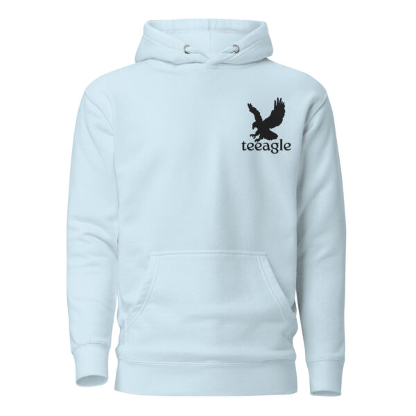 Embroidery black Eagle hoodies for women and men gifts Unisex Hoodie - Image 10
