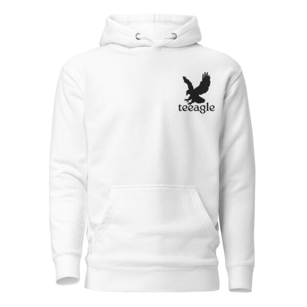 Embroidery black Eagle hoodies for women and men gifts Unisex Hoodie - Image 12
