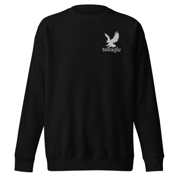Embroidered Eagle sweatshirt for women men gift Unisex Premium Sweatshirt - Image 6