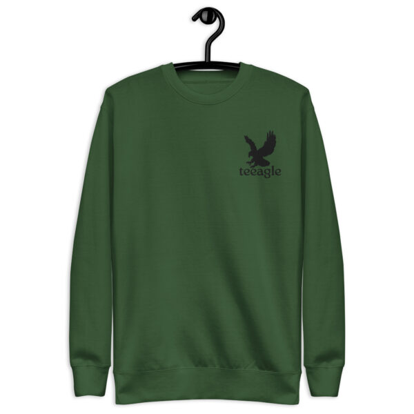 Embroidery Black Eagle sweatshirts for women and men gifts Unisex Premium Sweatshirt - Image 6