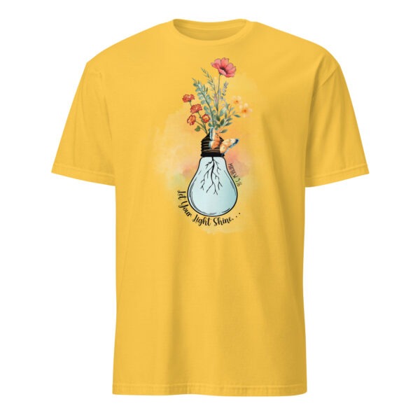 Bible verse t shirts gift Let your light shine tee Short-Sleeve Unisex T-Shirt