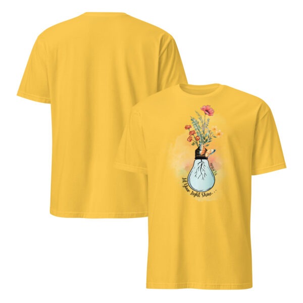 Bible verse t shirts gift Let your light shine tee Short-Sleeve Unisex T-Shirt - Image 2
