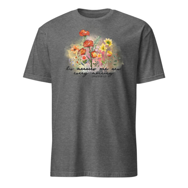 Christian t shirt gift for women men, floral t shirts gift, Short-Sleeve Unisex T-Shirt - Image 6