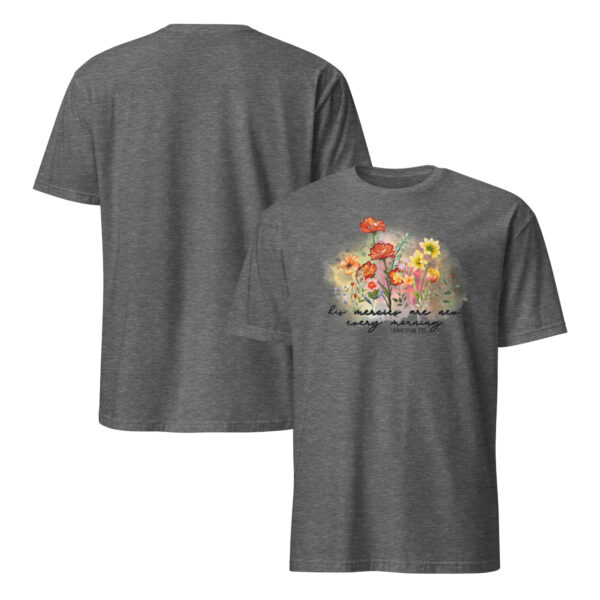 Christian t shirt gift for women men, floral t shirts gift, Short-Sleeve Unisex T-Shirt - Image 2