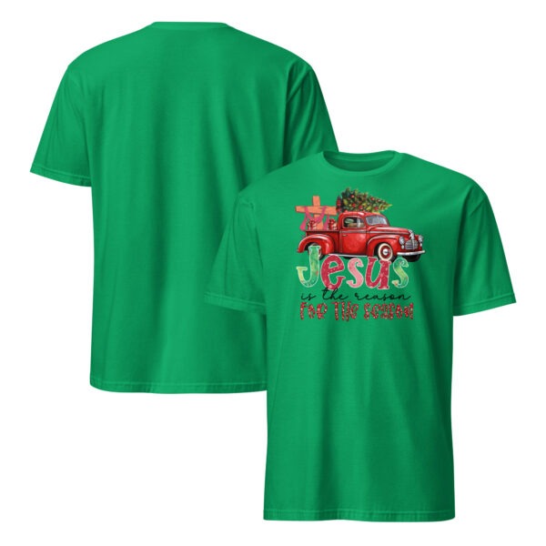 Christmas Jesus t shirt gift for man, Religious xmas tee for women, Short-Sleeve Unisex T-Shirt - Image 2