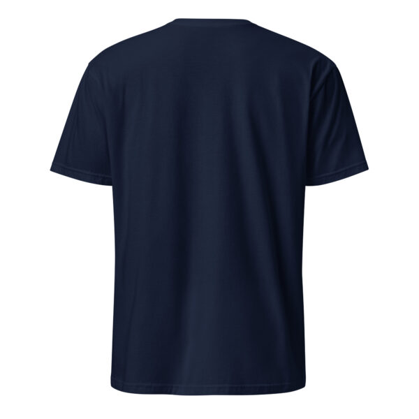 Faith t shirt for man embroidered with the word faith left chest white color, Unisex T-Shirt - Image 4
