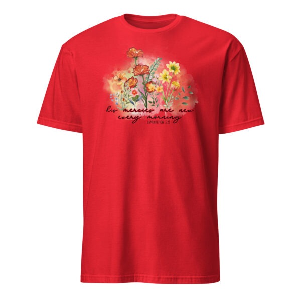 Christian t shirt gift for women men, floral t shirts gift, Short-Sleeve Unisex T-Shirt - Image 5