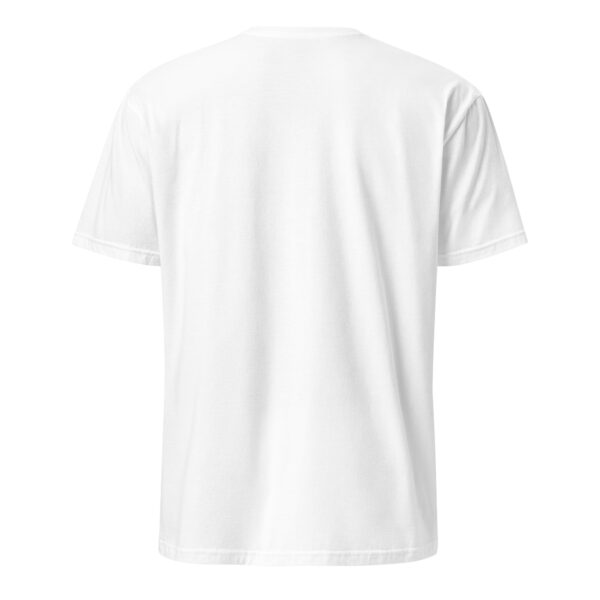 Embroidered eagle t shirt for man black color eagle left chest, Short-Sleeve Unisex T-Shirt - Image 8