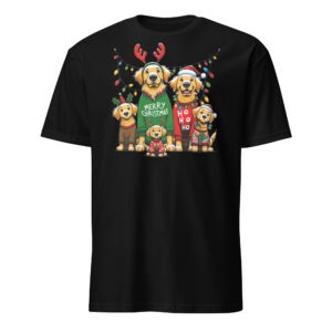 Dog lover christmas t shirts for man gift for her gift for him family dog tees Short-Sleeve Unisex T-Shirt